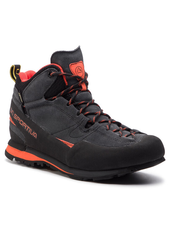La Sportiva La Sportiva Παπούτσια πεζοπορίας Boulder X Mid 17E900304 GORE-TEX Γκρι
