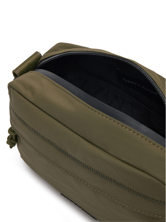 Tommy Hilfiger Tommy Hilfiger Плоска сумка Th Colour Ew Reporter AM0AM13219 Зелений