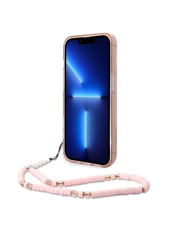 Guess Guess Etui na telefon Pearl Różowe złocenie
