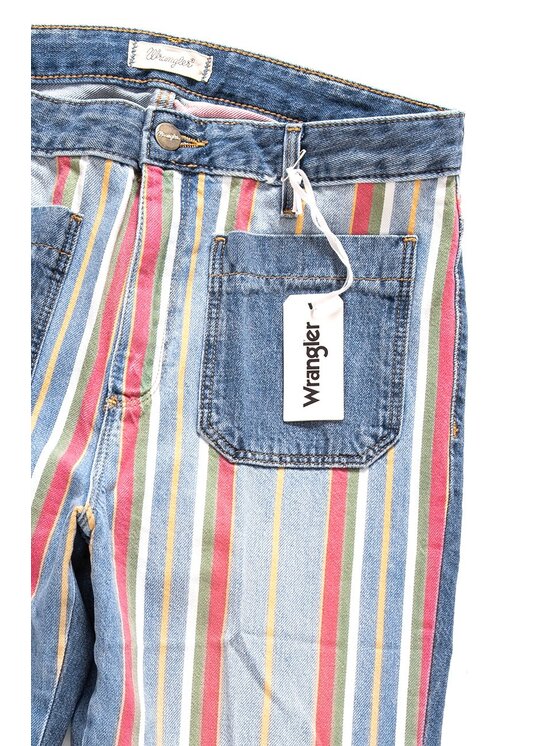 Wrangler Wrangler Jeansy CROPPED FLARE Kolorowy Loose Fit