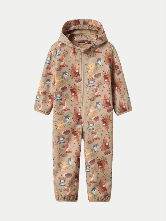 NAME IT NAME IT Softshell kombinesoon Alfa 13232337 Beež Regular Fit