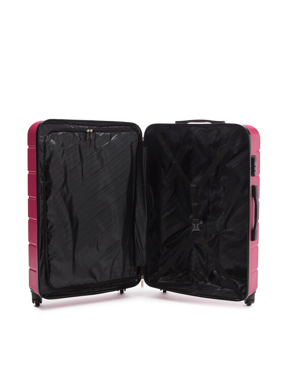 Puccini Puccini Велика валіза ABS024A Рожевий