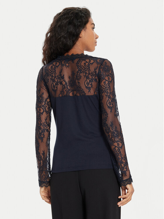 Morgan Morgan Bluse 242-TLAMI Dunkelblau Slim Fit