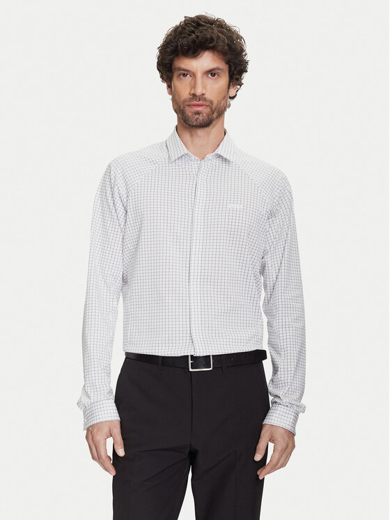 BOSS BOSS Cămașă Excurse 50544843 Alb Regular Fit