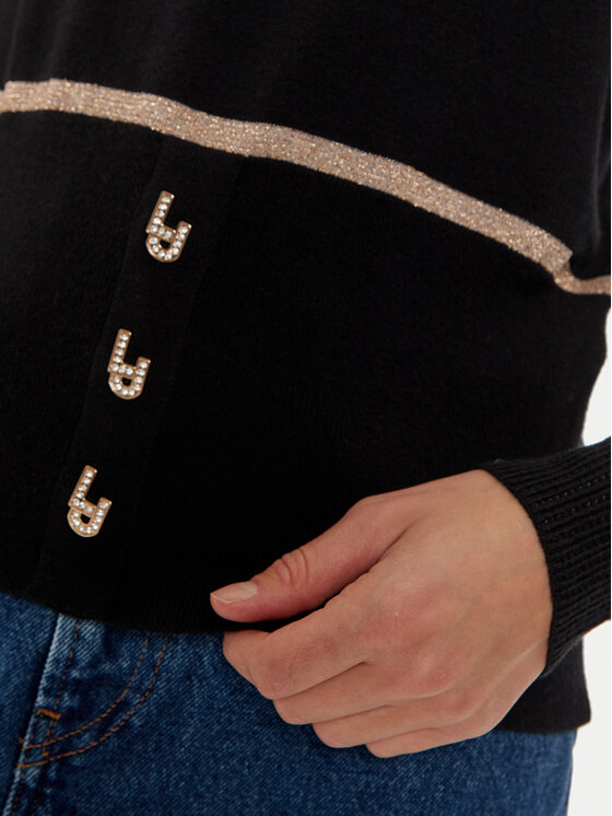 Liu Jo Liu Jo Sweater TF4165 MS75L Fekete Regular Fit