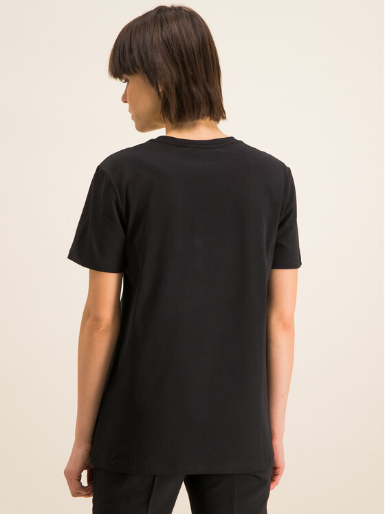 Iceberg Iceberg Tričko 20EI2P0F0926309 Čierna Regular Fit