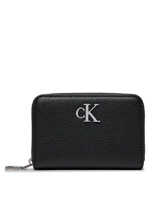 Calvin Klein Mazs sieviešu maks Minimal Monogram Med Za K60K611500 Melns