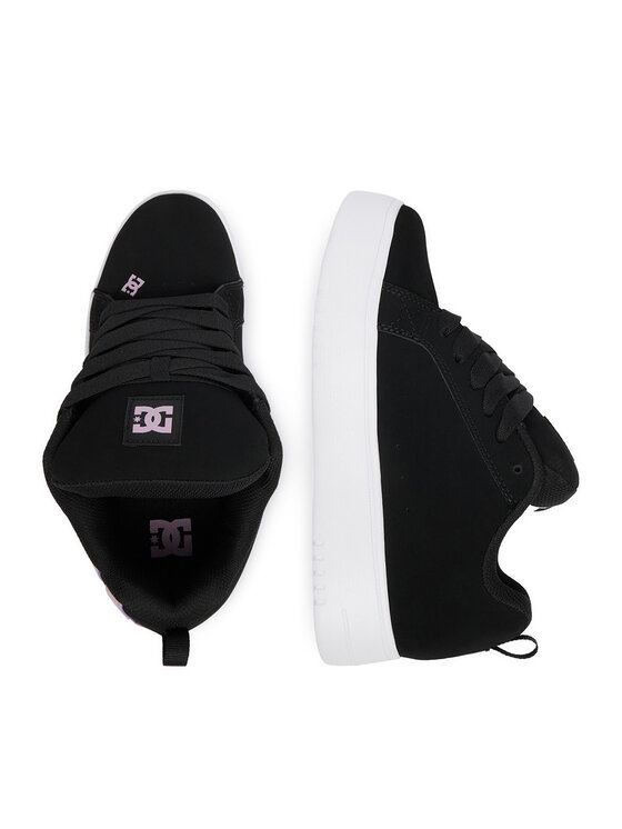 DC Shoes DC Shoes Sneakersy EO-COURT GRAFFIK PLATFORM DC02422003 Čierna