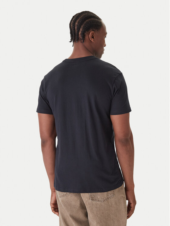 Quiksilver Quiksilver Тишърт Anchor EQYZT08178 Черен Regular Fit