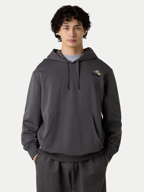 The North Face The North Face Mikina Dome Flower NF0A8EGZ Šedá Regular Fit