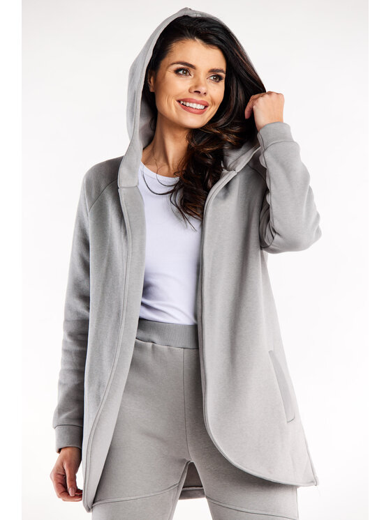 Infinite You Infinite You Mikina M327 Šedá Basic Fit