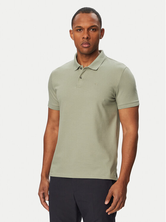 Calvin Klein Calvin Klein Pólóing LV04LC254G Khaki Slim Fit