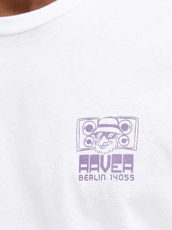 Jack & Jones Jack & Jones T-Shirt Raver 12301189 Weiß Relaxed Fit