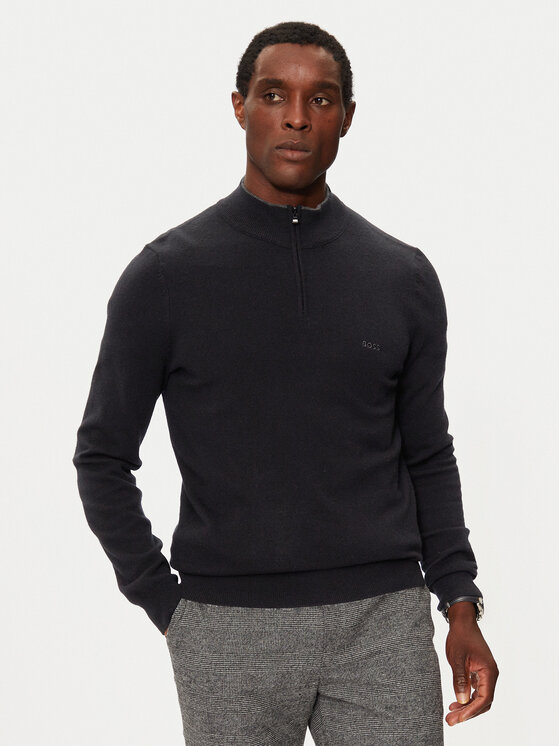 Boss Sveter Emarlo 50530314 Čierna Regular Fit