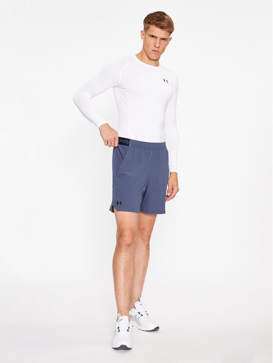 Under Armour Under Armour Szorty sportowe Ua Vanish Woven 6In Shorts 1373718 Szary Fitted Fit