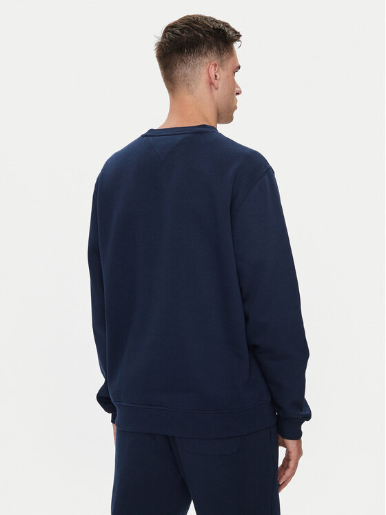Tommy Jeans Tommy Jeans Felpa Flag DM0DM20496 Blu scuro Regular Fit
