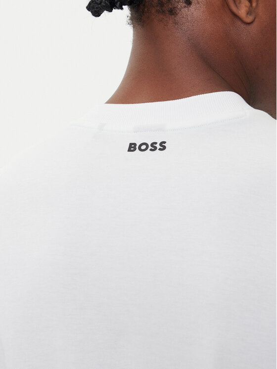 BOSS BOSS Tričko Iconic TL 50543905 Biela Relaxed Fit