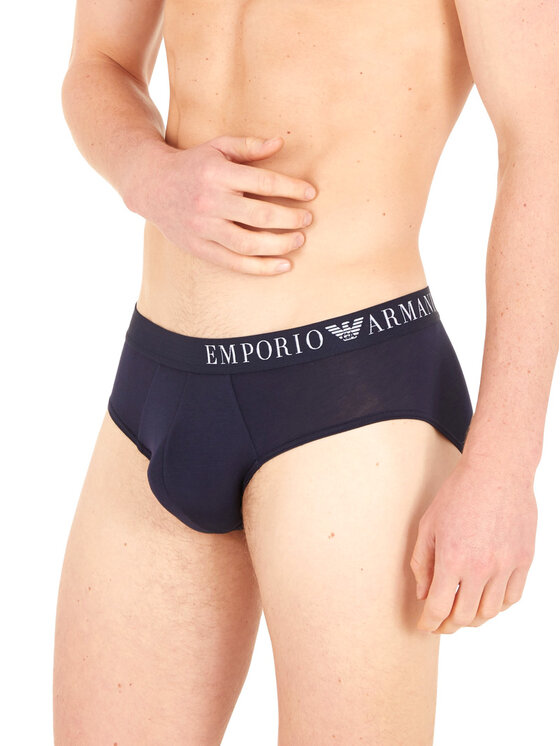 Emporio Armani Underwear Emporio Armani Underwear Slipy 1117333F733 Biela