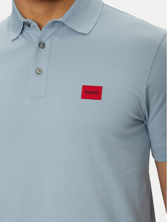 HUGO HUGO Polo Dereso232 50490770 Błękitny Slim Fit