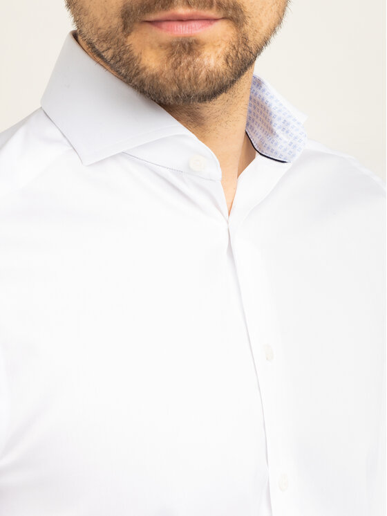 Eton Eton Сорочка 100000544 Білий Slim Fit