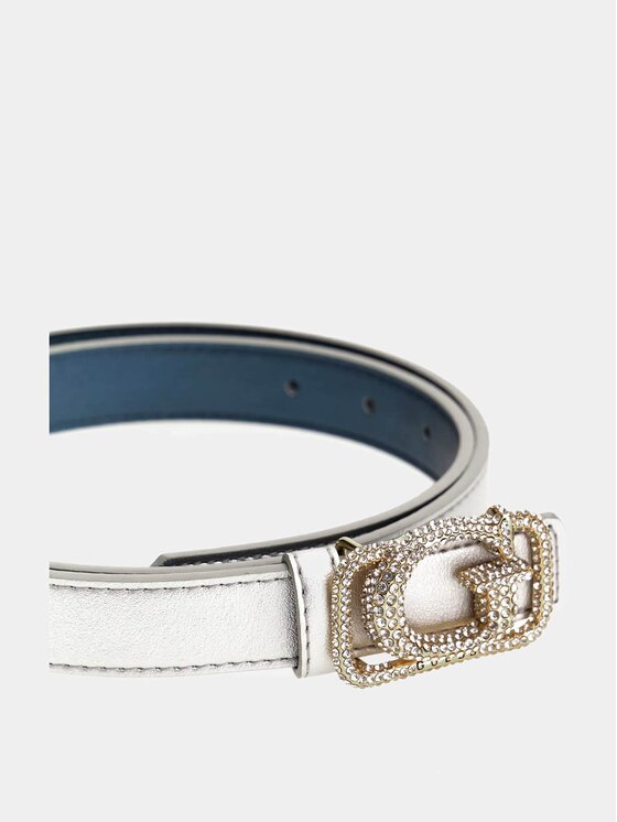 Guess Guess Pasek Damski 176917 Srebrny