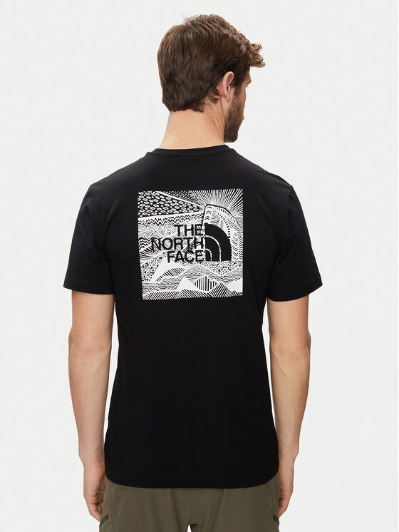 The North Face The North Face T-Shirt Redbox NF0A87NV Czarny Regular Fit