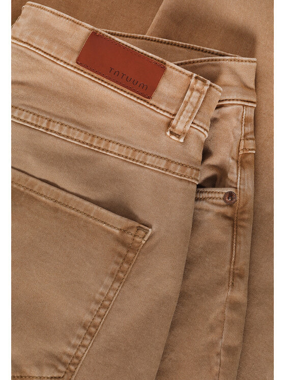 TATUUM TATUUM Jeansy ROMIKI Beżowy Skinny Fit