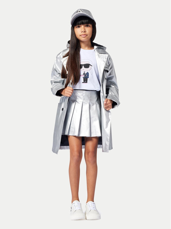 KARL LAGERFELD KARL LAGERFELD Шапка с козирка Z30392 Сив