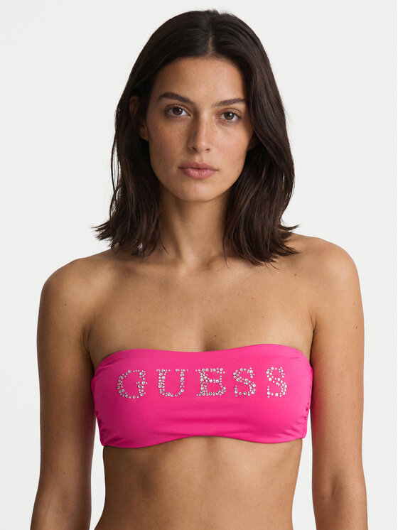 Guess Guess Vrchný diel bikín E6GJ45 KF442 Ružová