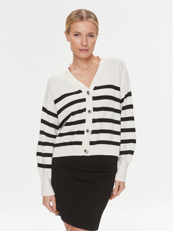 Guess Guess Kardiganas W4RR56 Z37L1 Écru Regular Fit