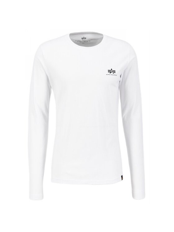Alpha Industries Alpha Industries T-Shirt AI.116571-09-3XL Biały Regular Fit