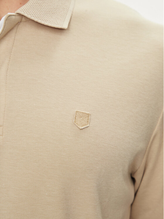 Jack&Jones Jack&Jones Polokošeľa Crodney 12251180 Béžová Regular Fit
