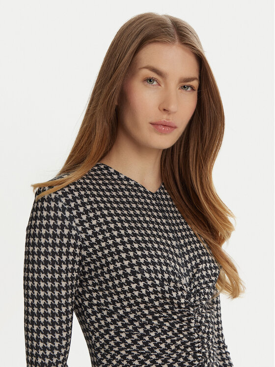 NORMA KAMALI NORMA KAMALI Rochie de zi KK3243PLD25657 Gri Slim Fit