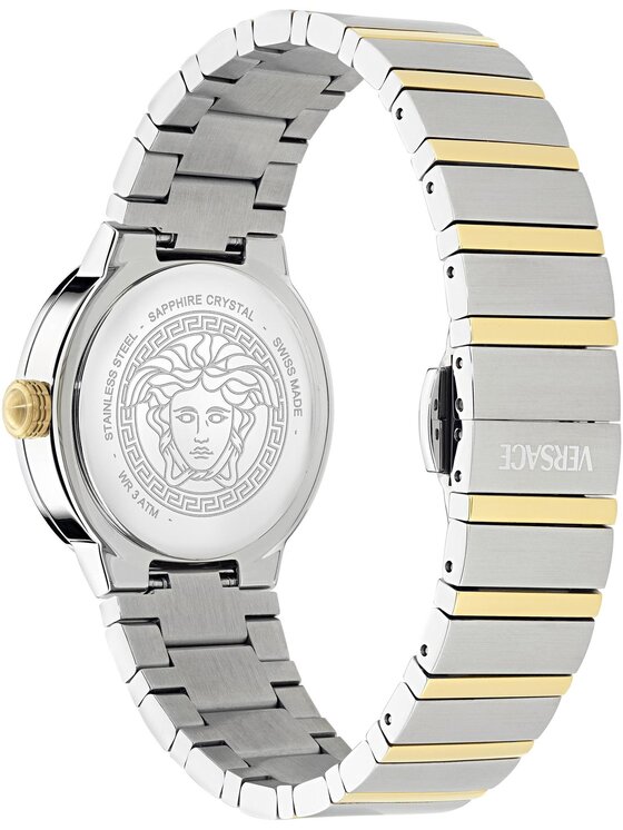 Versace Versace Zegarek VE0S00325 Srebrny