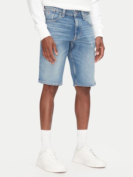 Męskie Szorty jeansowe Tommy Jeans, Rozmiar 31, Niebieskie, Ronnie DM0DM21331