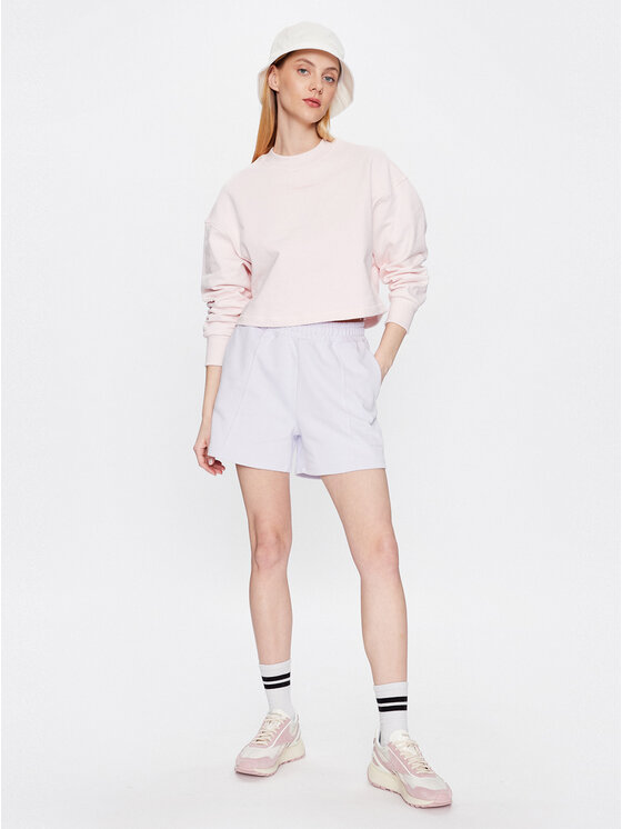 New Balance New Balance Pantaloni scurți sport WS23552 Violet Relaxed Fit