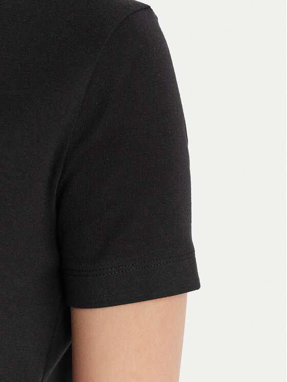 Guess Guess T-Shirt V6RI17 KD741 Schwarz Regular Fit