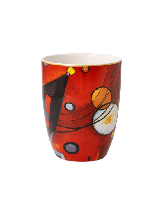 Goebel Goebel Kubek W.Kandinsky - Heavy Red Kolorowy