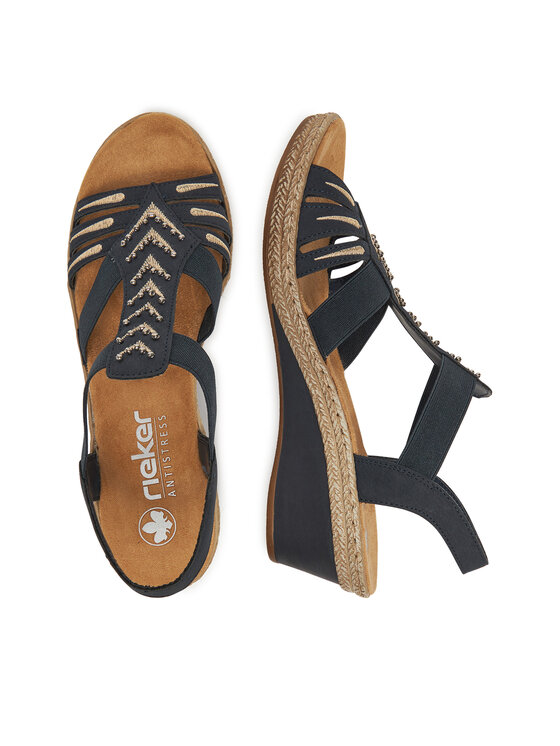 Rieker Rieker Sandalen V2461-14 Dunkelblau