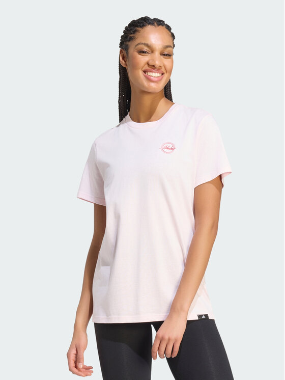 adidas adidas T-Shirt 165841 Brązowy ciemny Loose Fit