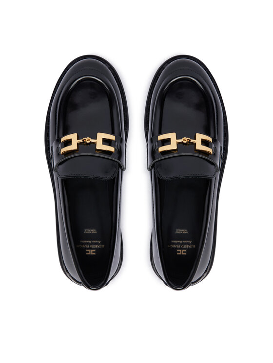Elisabetta Franchi Elisabetta Franchi Loafersy F4A4-E0644-1259 Czarny