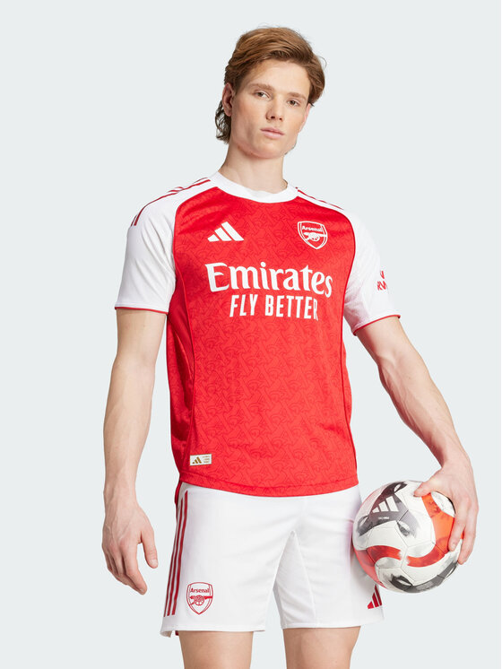 adidas adidas Koszulka techniczna Arsenal 25/26 Home Authentic Jersey Czerwony Slim Fit