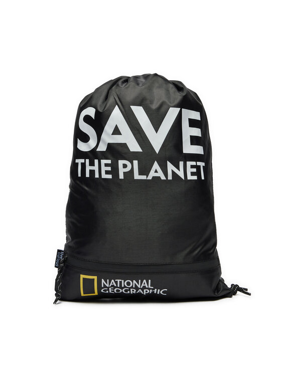 National Geographic Vak so sťahovacou šnúrkou N08904.06 Čierna