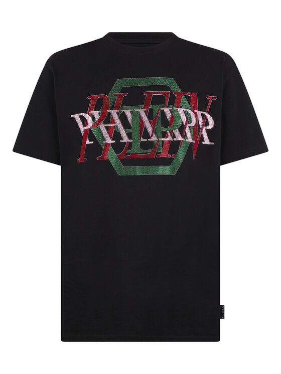 PHILIPP PLEIN PHILIPP PLEIN T-Shirt 29029 Czarny Regular Fit