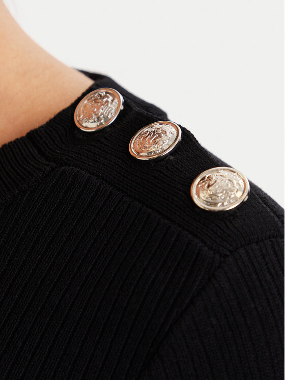 Morgan Morgan Megztinis 252-MRAYU Juoda Slim Fit