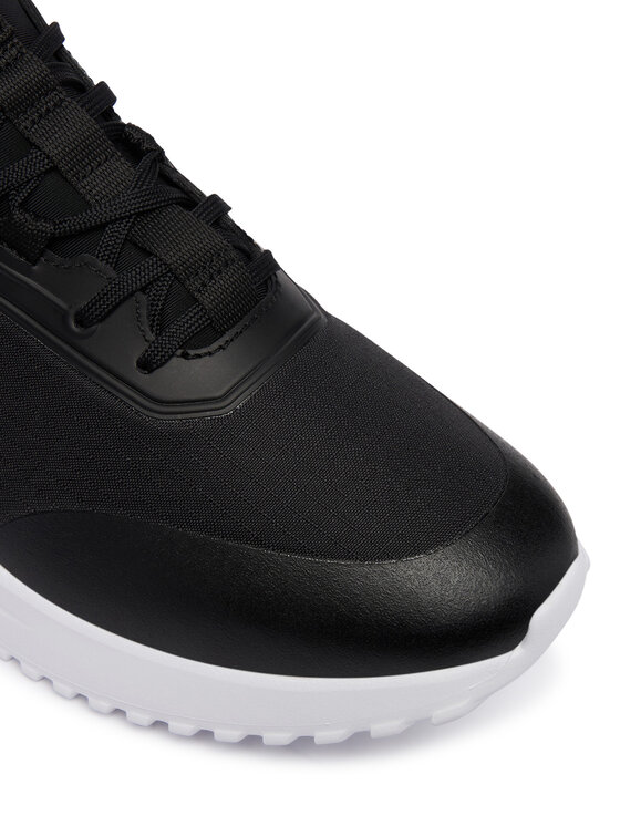 Calvin Klein Calvin Klein Sneakersy Eva Runner Laceup Sock Mat Mix YM0YM01443 Černá