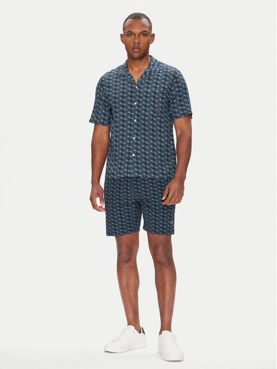 Moose Knuckles Moose Knuckles Košulja The Bay M15MT709H Tamnoplava Regular Fit