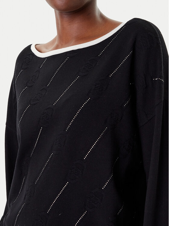Liu Jo Sport Liu Jo Sport Pullover TF5206 MS63L Schwarz Regular Fit