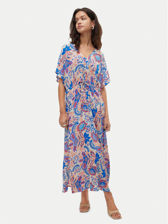 Vero Moda Vero Moda Sukienka letnia Menny 10303701 Kolorowy Loose Fit