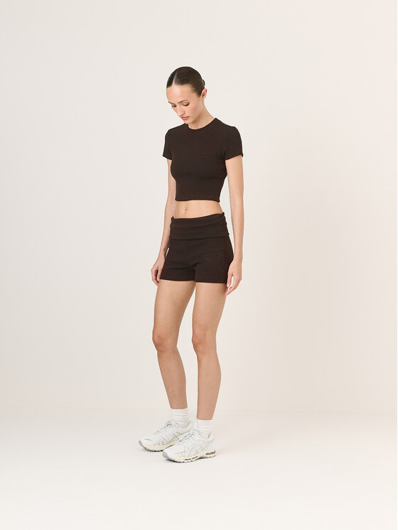 La Mania La Mania Cyklistické šortky RIKA Hnedá Classic Fit